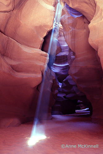 Light Beam in Upper Antelope Canyon