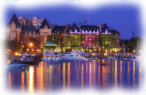 Empress Hotel Painted