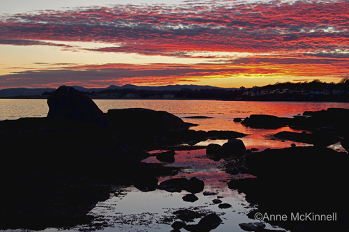 Sunset at Gonzales Bay, Victoria, BC