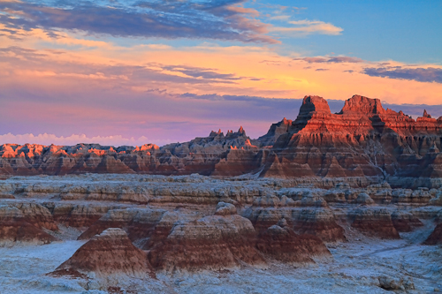 Badlands Sunset