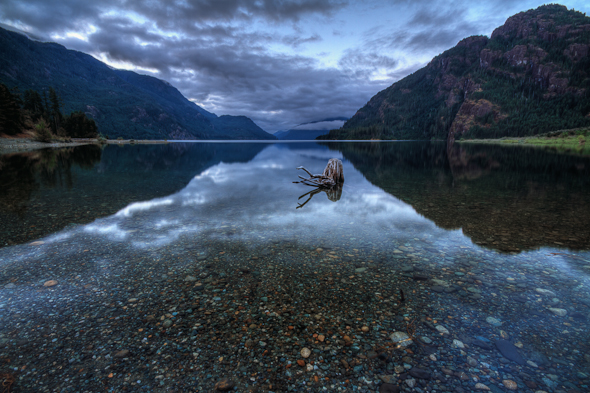 Buttle Lake, Strathcona Park, Vancouver Island, British Columbia