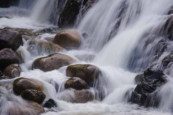 Englishman River Falls, Vancouver Island, British Columbia by Anne McKinnell
