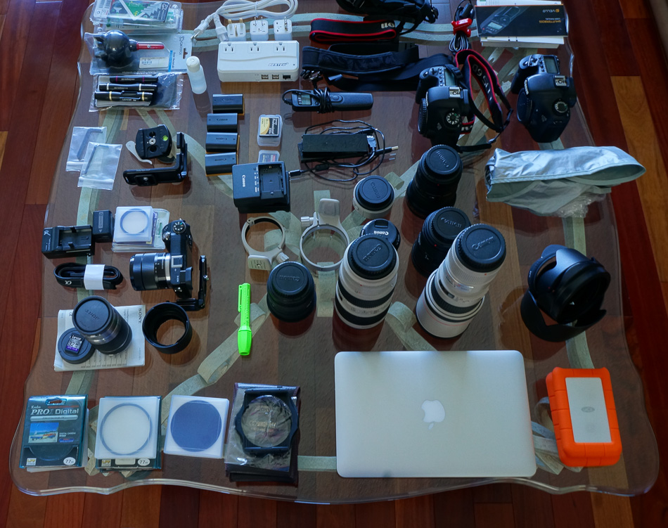 Camera gear for African photo safari