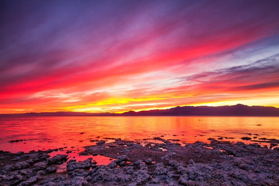 Salton Sea Sunset by Anne McKinnell