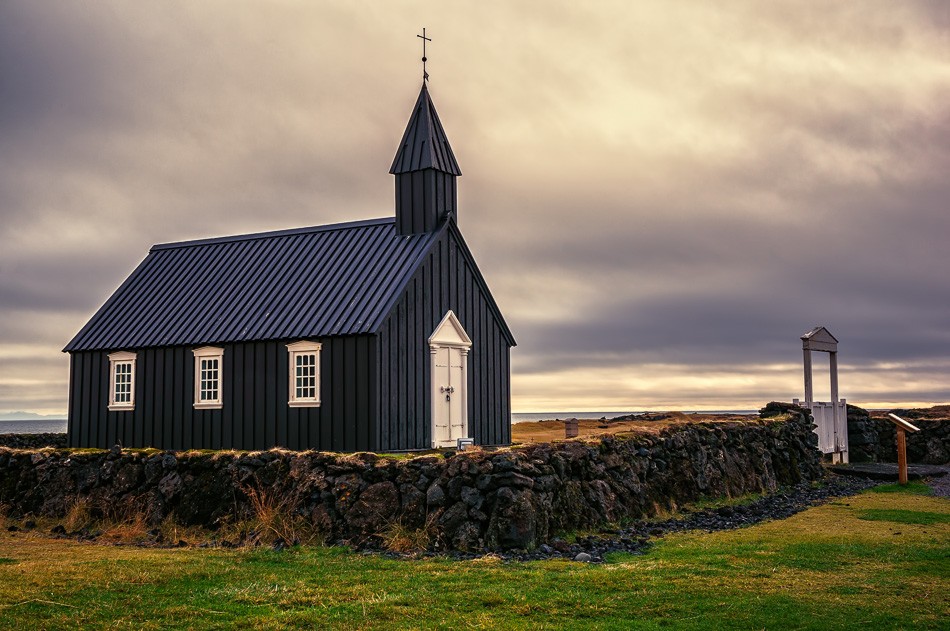 Budir Black Church by Anne McKinnell