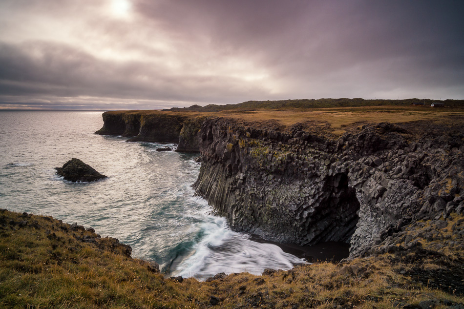 Arnarstapi Sea Cliff by Anne McKinnell
