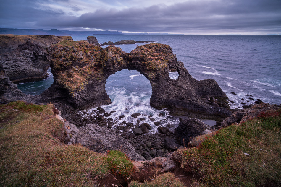 Gatklettur Iceland by Anne McKinnell