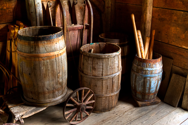 Backroom Barrels by Anne McKinnell