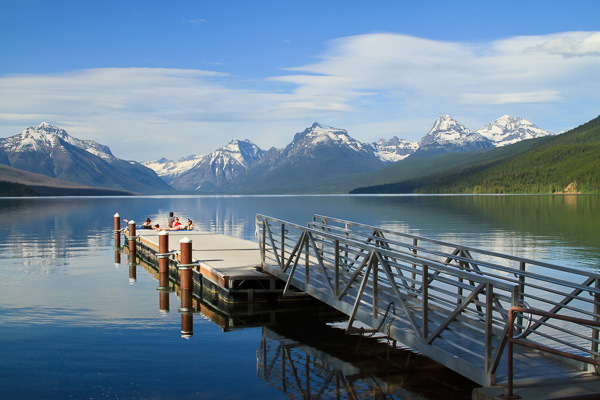 Lake McDonald, Glacier National Park, Montana.