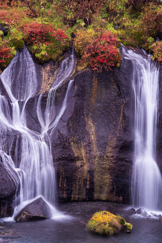Hraunfosser Waterfall, Iceland by Anne McKinnell