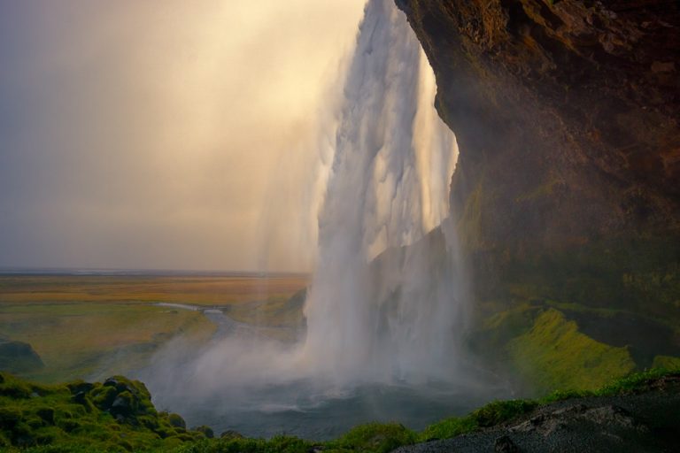 Seljalandsfoss Waterfall, Iceland by Anne McKinnell