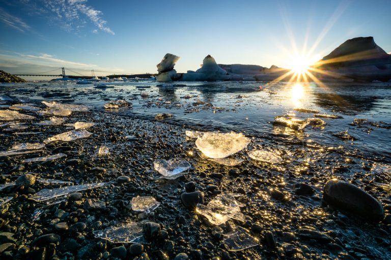 Jokulsarlon Glacial Lagoon, Iceland by Anne McKinnell
