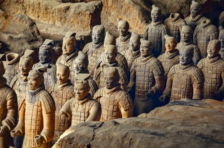 Terracotta Warriors in the Mausoleum of the First Qin Emperor, Xi'an, China