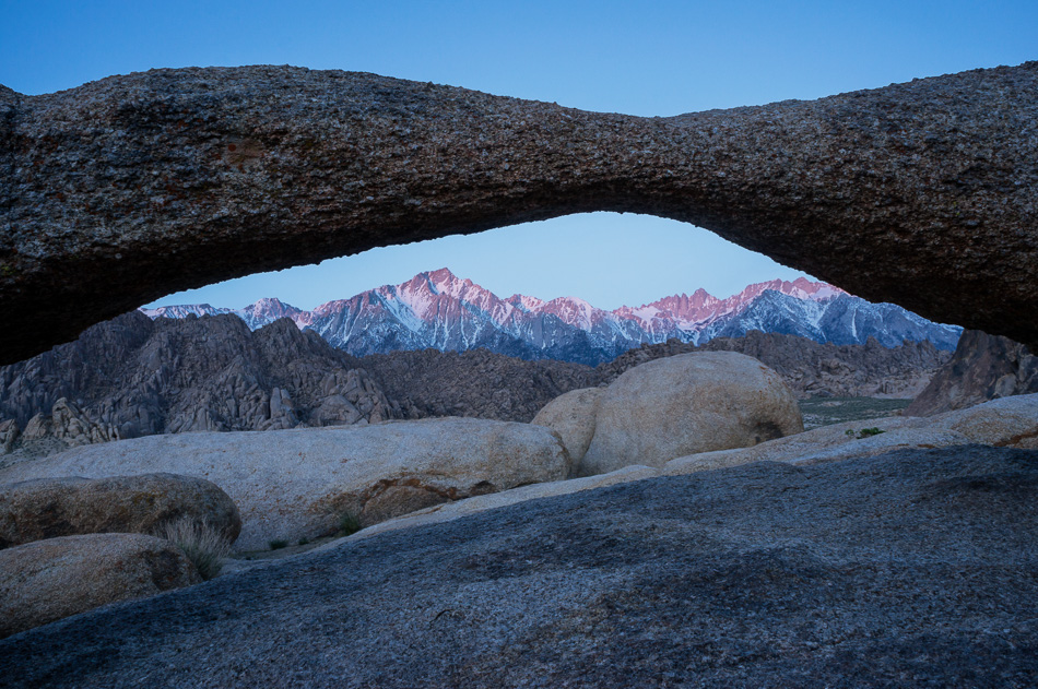 Arch at Alabama Hills, California