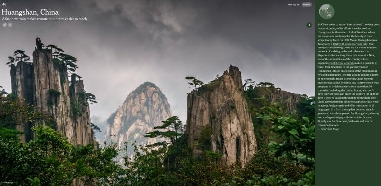 Huangshan Through My Lens: Featured in the New York Times