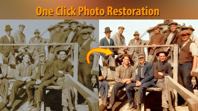 Restoring 100-Year-Old Family Photos with Luminar’s New AI Tool